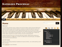 Tablet Screenshot of kathleenprochnau.com